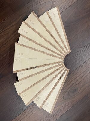 Transportdreiecke für Kleinbahn-Module