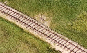 Gleis einer Kleinbahn